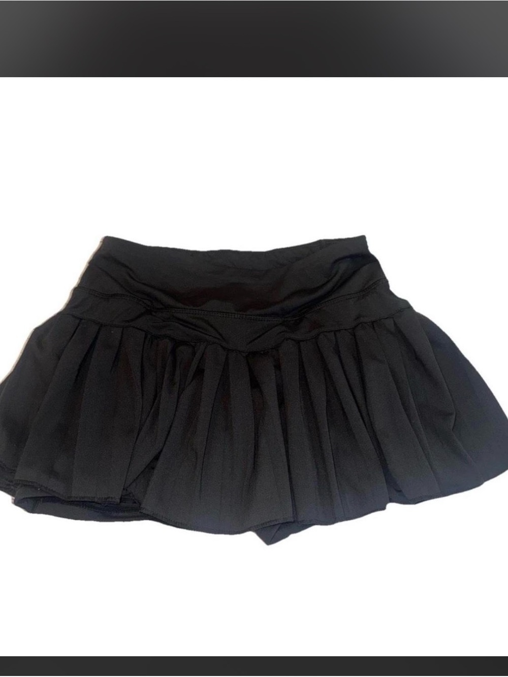Goldhinge Black Skirt  Skort S  Pleated
